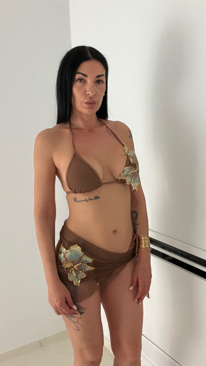 Bikini foglia d oro