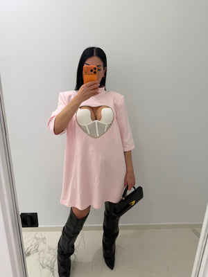 Heart-shaped dress