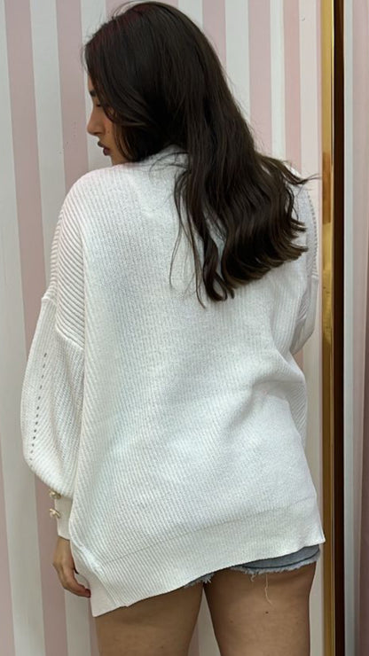 Cardigan Bianco