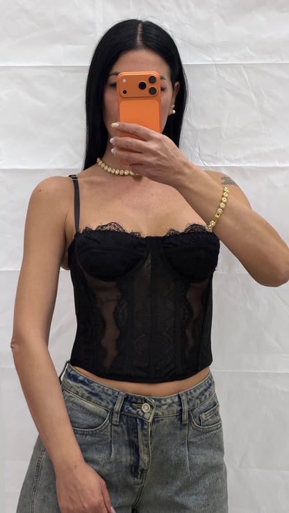 Corsetto in pizzo