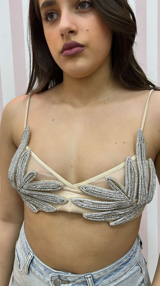 Bralette luxury nude